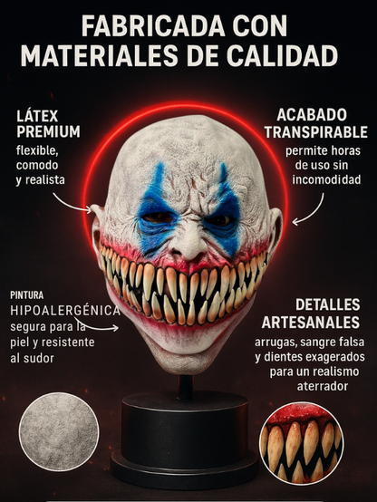 Mascara Payaso Hiperrealista - Edición Limitada 2025