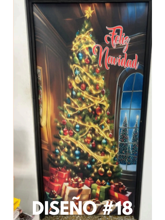 Fundas navideñas para Puertas - Aprovecha precios de preventa