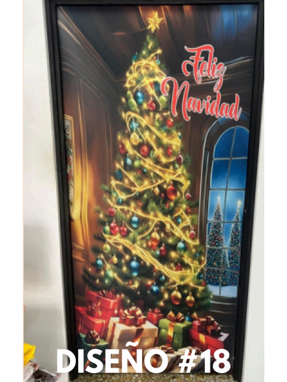 Fundas navideñas para Puertas - Aprovecha precios de preventa