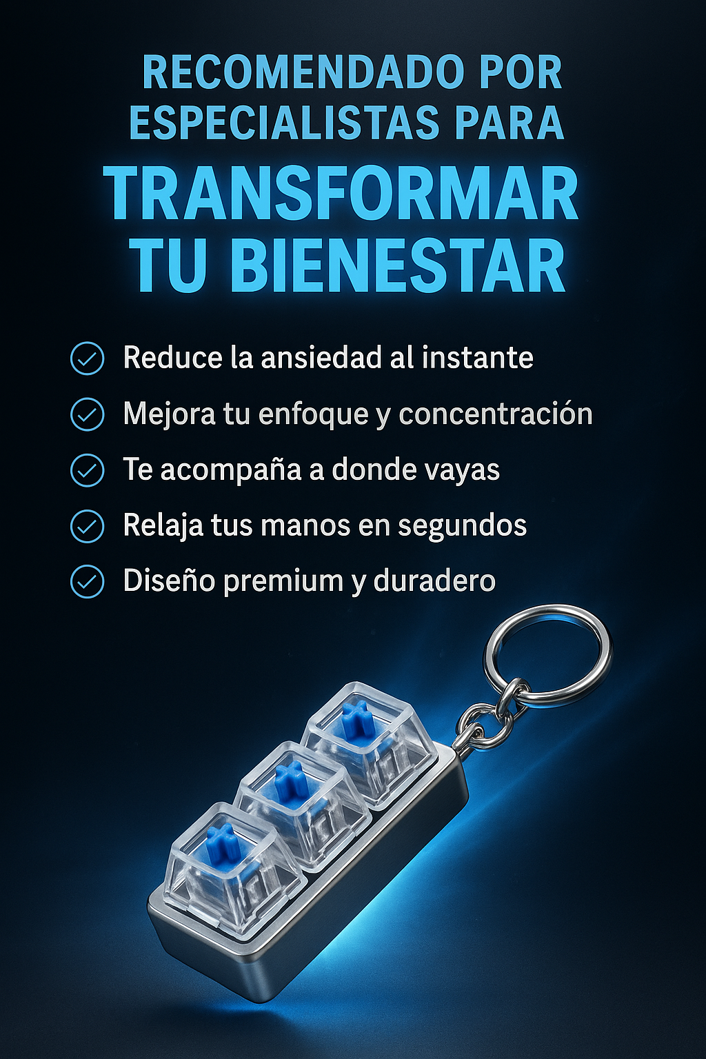 KeyboardPocket® Gadget para disminuir estrés y ansiedad