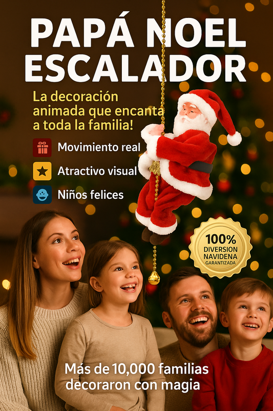 Decoración sube y baja Papá Noel - 🎁Pide hoy y participa por bono de 200.000🎁