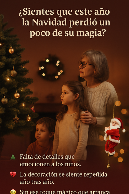 Decoración sube y baja Papá Noel - 🎁Pide hoy y participa por bono de 200.000🎁